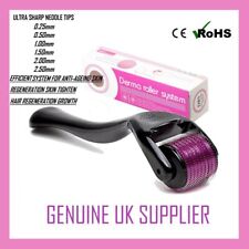 DERMA SKIN ROLLER 540 TITANIUM MICRO NEEDLE ANTI AGEING HAIR REGENERATION GROWTH