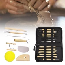 8/14Pcs Pottery Sculpting Tool Wood and Metal Modelling Clay Complete Tools Set