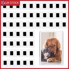 50X Blank Acrylic Clear Fridge Magnet Personalise DIY Photo Insert -70 x 45mm UK