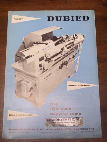 Vtg edouard dubied catalog 514 - dubied, catalog~514