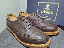 Trickers 'Bourton' Brown Grain  Country Brogue Shoes Brown UK 9 