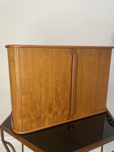 Vintage teak roll top - vintage,