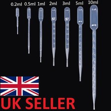 10X Clear Plastic Pipettes
