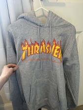 Thrasher Grey Skate Hoodie