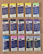 Lot of 15 Pack Wrights Quilt Binding Wide Single Double Fold Hem Bias Tape