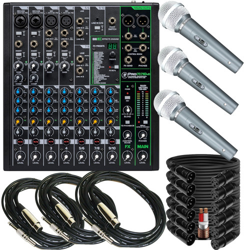 Mackie profx10v3 mixer - mackie, w/usb