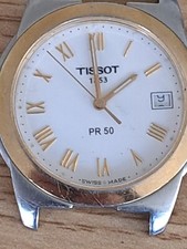 Gents Tissot Pr 50 Watch Head spares Or Repairs