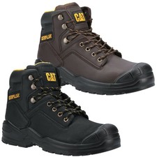 Mens Caterpillar Striver Bump Safety Steel Toe/Midsole S3 Boots Sizes 5 to 13