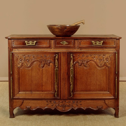Antique french oak cupboard - antique,