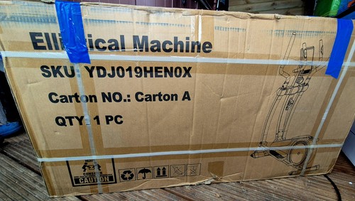 Elliptical machine cross - machine,