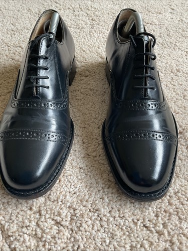 Black leather brogues size - brogues,