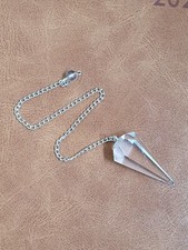 Clear Quartz Dowsing Pendulum