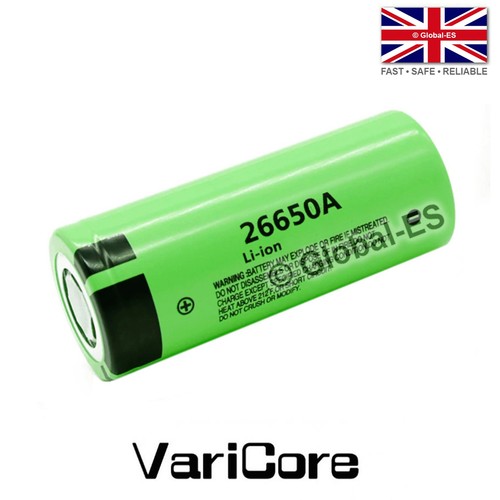 Varicore 26650 ion - li-ion, top