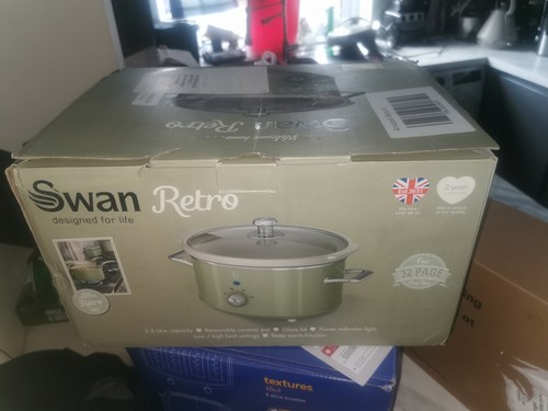 Swan retro slow cooker grey - retro,