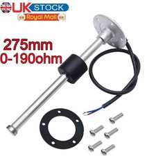 275mm Fuel Level Sender Water Level Gauge Sensor 0-190 ohms for Car Truck Boat