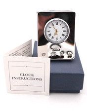 Sterling Silver Table Clock by The Historic Royal Palaces,  working London 2000