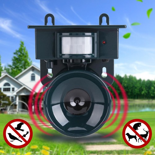 Solar powered ultrasonic pest - powered,