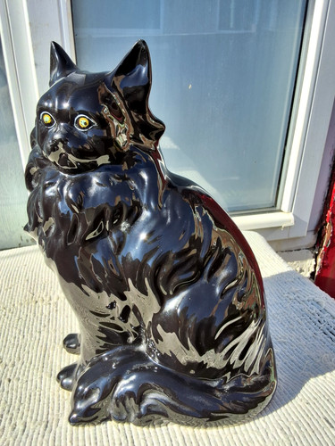 Large vintage ceramic black - large,