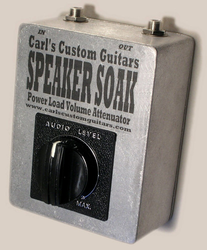 Speaker soak attenuator for - soak,
