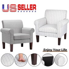 Modern Stripe Accent Chair