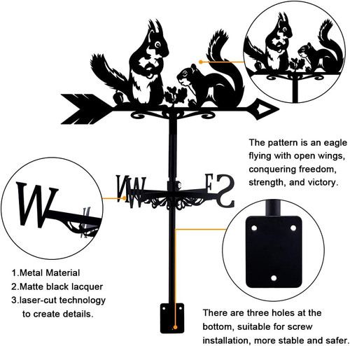 Squirrel weather vane animal - weather,