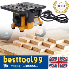 Portable Mini Table Saw Cutter Bench Cutting Machine Plastic Wood Metal 4500rpm