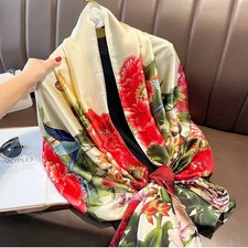 Large Imitation Silk Scarf(180 by 90cm)