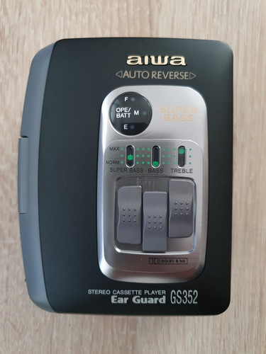 Vintage aiwa walkman gs352 - vintage, hs-gs352