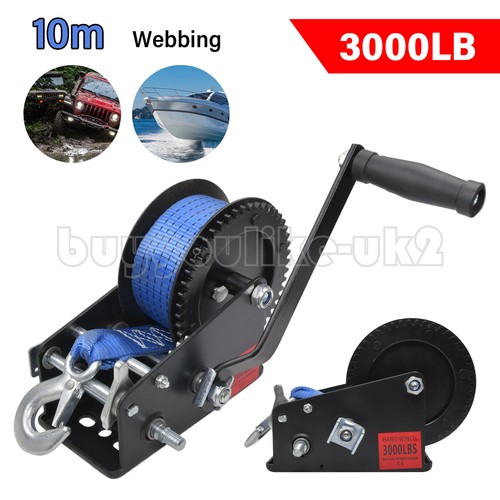 3000lbs hand winch - hand, 2
