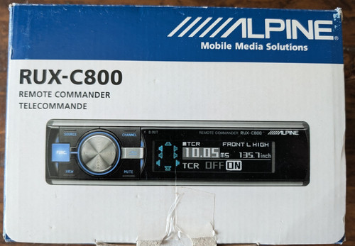 Alpine rux c800 wired - wired, remote