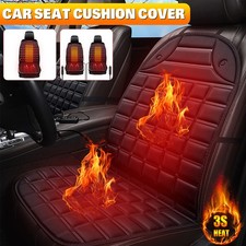 12V Car Heated Seat Cushion Cover Universal Heating Pad Heater Cold Winter Warm