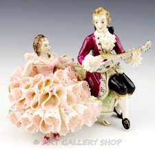 MZ Irish Dresden Lace Figurine