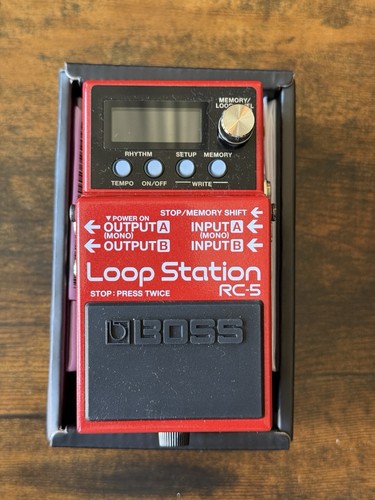 Boss stereo loop station - boss, rc-5