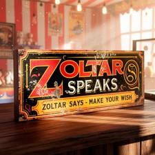 Zoltar Speaks Sign Vintage