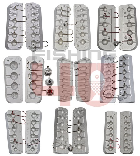 Cheap fishing tin lead molds - fishing, tin/lead
