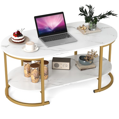 Marble coffee table - table, modern