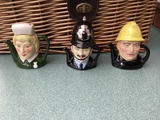 3 Miniature Ornamental Teapots