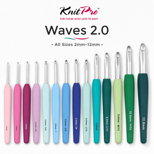 Knitpro waves crochet - 2.0,