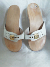 scholl sandals  white vintage