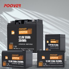 Lithium 12v 30Ah 20Ah 12Ah 6Ah
