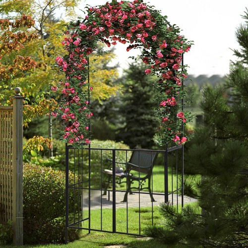 Arch arbor trellis with - trellis,