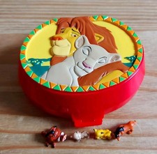 Vintage Polly Pocket Lion King Playcase 1996 96% Complete.