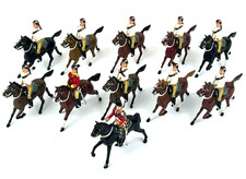 Britains Highland Mounted Infantry w/ Officer 54mm Toy Soldier Bundle