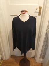 Mens Cedarwood State Size Large Black Lightweight Pullover Jumper