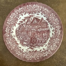 Vintage English Ironstone Tableware (EIT) Coaching Days, Dinner Plate 25.5cm
