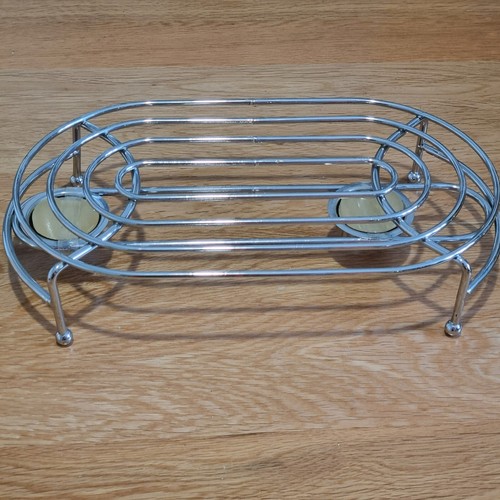 Silver chrome metal double - silver,