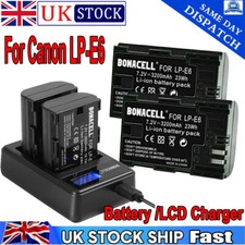 2x 3200mAh LP-E6 Battery