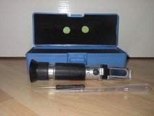 Brix refractometer in case