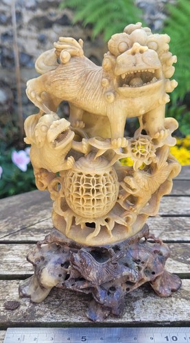 Vintage chinese carved - chinese,