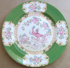 MINTON GREEN COCKATRICE 10¼" DINNER PLATES (11971)